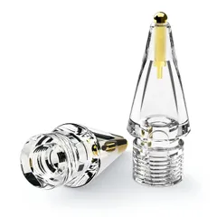 【elago】 Apple Pencil 第2世代 / 第1世代 対応 ペン先 替え芯 2個 入 クリア ボールペン タイプ 金属 書きやすい 高摩擦 滑らない 交換用 ペン先セット [ ApplePencil アップルペンシル 第二世代 第一世代 [クリア]