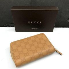 GUCCI グッチ ラウンドジップ 長財布 グッチシマ 420113