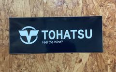 TOHATSU (トーハツ) ロゴステッカー　ネイビー