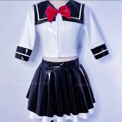 ❤️夏用ラバー ラテックス セーラー服 L - メルカリ