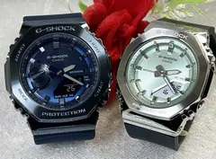 カシオ ジーショック メタルカバードGM-2100N-2AJF 楽天市場】カシオ Gショック メタルカバード ネイビー GM-2100N