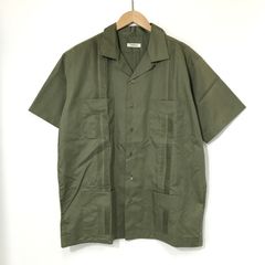 ORGUEL オリーブグリーン リネンシャツ 40 - メルカリ