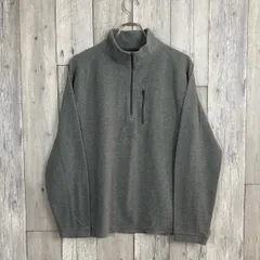 【L.L.BEAN エルエルビーン】ハーフジップ ラグラン フリース トレーナー M