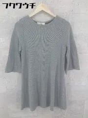 ◇ Another Edition アナザーエディション 七分袖 ミニ ワンピース グレー レディース 【中古】 【1002802217531】