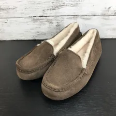 UGG ANSLEY Moccasins アグ アンスレー モカシン 茶色 ブラウン 23 cm S/N 1106878 CB00432