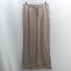 ◇ Θ◎●未使用● classicalelf クラシカルエルフ ウエストゴム コットン100% イージーパンツ サイズL モカ レディース E  【1502030015614】