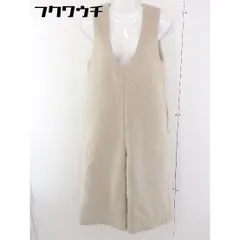 ◇ Avan Lily アヴァンリリィ ノースリーブ サロペット サイズF ベージュ レディース  【中古】 【1110270015211】のサムネイル