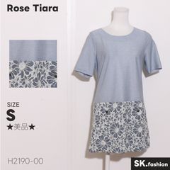 Rose Tiara ローズティアラ 花柄 チュニック 46 大きいサイズ - メルカリ