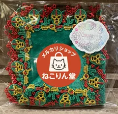 近沢レース　シーズンタオルハンカチ　覆面レスラー　グリーン