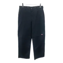 Dickies ディッキーズ ダブルニー ワークパンツ ブラック(メンズ W34 L32)中古 古着 V0098