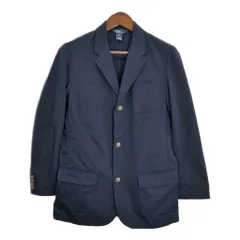 90年代 Polo by Ralph Lauren ポロ ラルフローレン コットン テーラードジャケット ネイビー (メンズ XL) 中古 古着 R6458