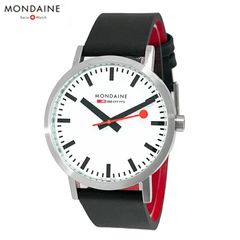 モンディーン MONDAINE 腕時計 クラシック 40mm グレープビーガンレザー Classic A660.30360.16SBBV メンズ 並行輸入品