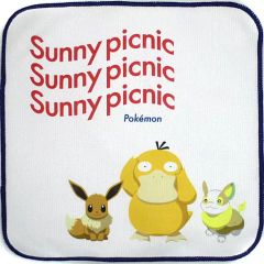 [중고] 잡화 집합 / 경계 : 블루 타월 피크닉 타월 컬렉션 [이치 반 쿠지 Pokemon anytime ~Sunny picnic~] F상
