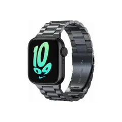 apple watch バンド,アップルウォッチ バンド ステンレス製 ベルト（41mm/40mm/38mm，スペースグレー）