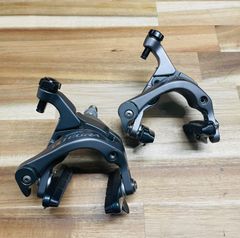 シマノ アルテグラ BR-6800 キャリパーブレーキ 新品ブレーキシュー付 前後セット SHIMANO ULTEGRA パッド アルミリム用 清掃済み