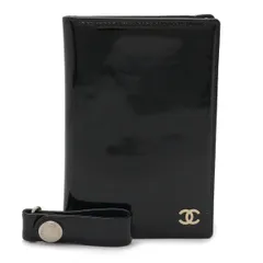 良品 CHANEL シャネル パテントレザー ケース カードケース 箱付 CHANEL シャネル マトラッセ ココマーク シルバー金具 カード