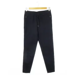 エンポリオアルマーニ EMPORIO ARMANI ジョガーパンツ テーパード イージー ドロスト ストレッチ ロゴ プレート S 紺 ネイビー /CK14 ■GY19のサムネイル