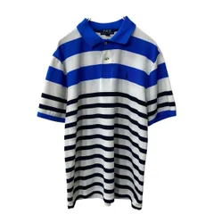 POLO RALPH LAUREN 半袖 ボーダー ポロシャツ キッズ 160～ ブルー ホワイト ネイビー ポロラルフローレン 古着卸 アメリカ仕入 a707-5294のサムネイル