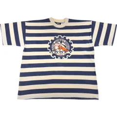 古着 90年代 DISNEY ORIGINALS GOOFY グーフィー ボーダー柄 キャラクタープリントTシャツ USA製 メンズXL相当 ヴィンテージ/eaa539637