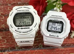 恋人たちのGショック ペアウオッチ G-SHOCK BABY-G   カシオ デジタル ２本セット 電波ソーラー GWX-5700CS-7JF BGD-5650-7JF プレゼント   ラッピング無料 メッセージカード   クリスマス　誕生日 御祝い還暦 銀婚