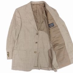 バーバリーブラックレーベル テーラードジャケット ノバチェック ベージュ S BURBERRY BLACK LABEL バーバリーブラックレーベル ノバチェック