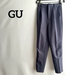 GUジーユーロングパンツS無地シンプルスラックスOLオフィスカジュアル