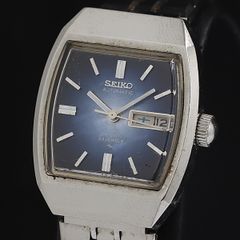 セイコー5 自動巻き レディース 腕時計 4206-572A スクエア ネイビー 