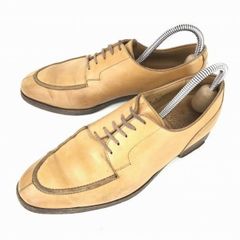 イングランド製★CROCKETT&JONES★本革/レザー/グッドイヤー製法/Uチップ【6E/24.5-25.0/キャメル】ビジネス/クロケット＆ジョーンズ◆F-83 BUZZBERG 19