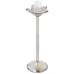 【 新品 未開封 】 カメヤマキャンドル ベルフラワーキャンドルホルダーM シルバー SJ6090020SI 未使用 送料無料