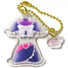 【中古】キーホルダー キュアブラック コスチュームアクリルチャーム 「一番くじ プリキュア ～Emotional moment～」 E賞