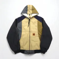 carhartt リメイク 再構築 カラーブロック ダック アクティブジャケット carhartt リメイク 再構築 カラーブロック ダック アクティブ