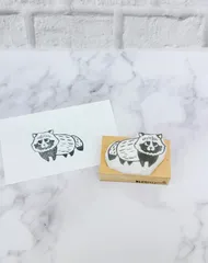 消しゴムはんこ　たぬきのはんこ