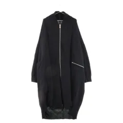 Yohji Yamamoto POUR HOMME (ヨウジヤマモト プールオム) 20AW  7G シルバージッパー ポケットビッグ ニット カーディガン ブラック HR-K82-479のサムネイル