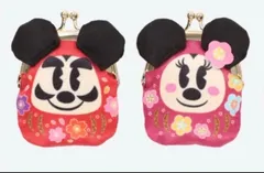 ディズニー　コインケース　ミッキー　ミニー　2022  チャンドゥ　 ダルマ