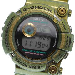 カシオ CASIO GW-200GM-9JF G-SHOCK フロッグマン ゴールドディフェンダー 白虎 ソーラー電波 メンズベルト訳あり_824939