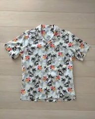 Disney ディズニー ミッキーアロハシャツ M