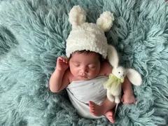 もこもこくまみみうさみみぼうしイメージ画像