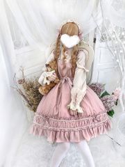 ワンピース ロリータ ???袖 ゴスロリ コスプレ アニメ 森ガール ロリータ 大きいサイズ ドレス 女装 服 cosplay lolita ゴシック ワンピース ジャンパースカート かわいい コスプレ ブラウス クリスマス ハロウィン お嬢様 蝶結び