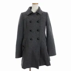 バーバリーブルーレーベル BURBERRY BLUE LABEL Ｐコート ショート丈 長袖 ウール E1B29-610-07 グレー 38 M位のサムネイル
