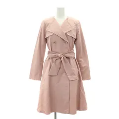 プロポーション ボディドレッシング PROPORTION BODY DRESSING トレンチコート スプリング ロング 裏地チェック 2 S ピンク /AT ■OSのサムネイル
