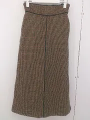 ◇ RAY CASSIN FAVORI ウエストゴム 千鳥格子 ロング ナロー スカート サイズF ベージュ ブラック グリーン レディース  【中古】 【1206300007711】のサムネイル
