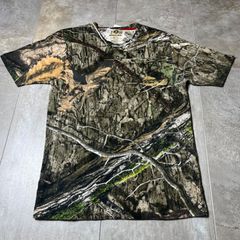 MOSSY OAK モッシーオーク 半袖 Tシャツ 迷彩柄 リアルツリーカモ柄 ロゴ ミリタリー Ssize