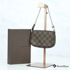 ルイ・ヴィトン ダミエ ミニ ポシェット アクセソワール エベヌ