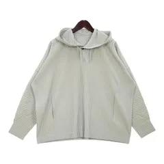 プリーツプリーズ　パーカー　PLEATS PLEASE　イッセイミヤケ　5分袖 re-ppi-qo-w-00018_3.jpg