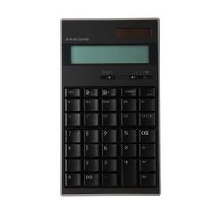 【新品】【見せる電卓】amadana電子計算機 (ブラック)
