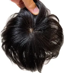 日本髪　カツラ　2点 楽天市場】ヘアピース 人毛 部分ウィッグ かつら 男性 女性