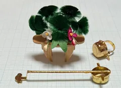 雛人形 三人官女 小道具（京七寸）②