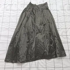 ◇ Θ 美品 MURUA ムルーア 艶加工 ロング丈 ボリュームスカート スカート サイズF ブラウン系 レディース E  【1508260029797】のサムネイル