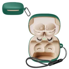 【数量限定】紛失防止用のフックを搭載した スリムソフト 軽量 ケースカバー 防塵 落下防止 防水 オーディオテクニカ オーディオテクニカ 衝撃吸収 ATH-CKS50TW2 ATH-CKS50TW2 対応用 装着充電可能 保護 ケース【LAZIRO】柔らかなシ