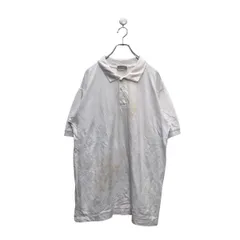 Dickies 無地 半袖ポロシャツ XL~ディッキーズ ホワイト シンプル ビッグサイズ 古着卸 アメリカ仕入 a603-6753